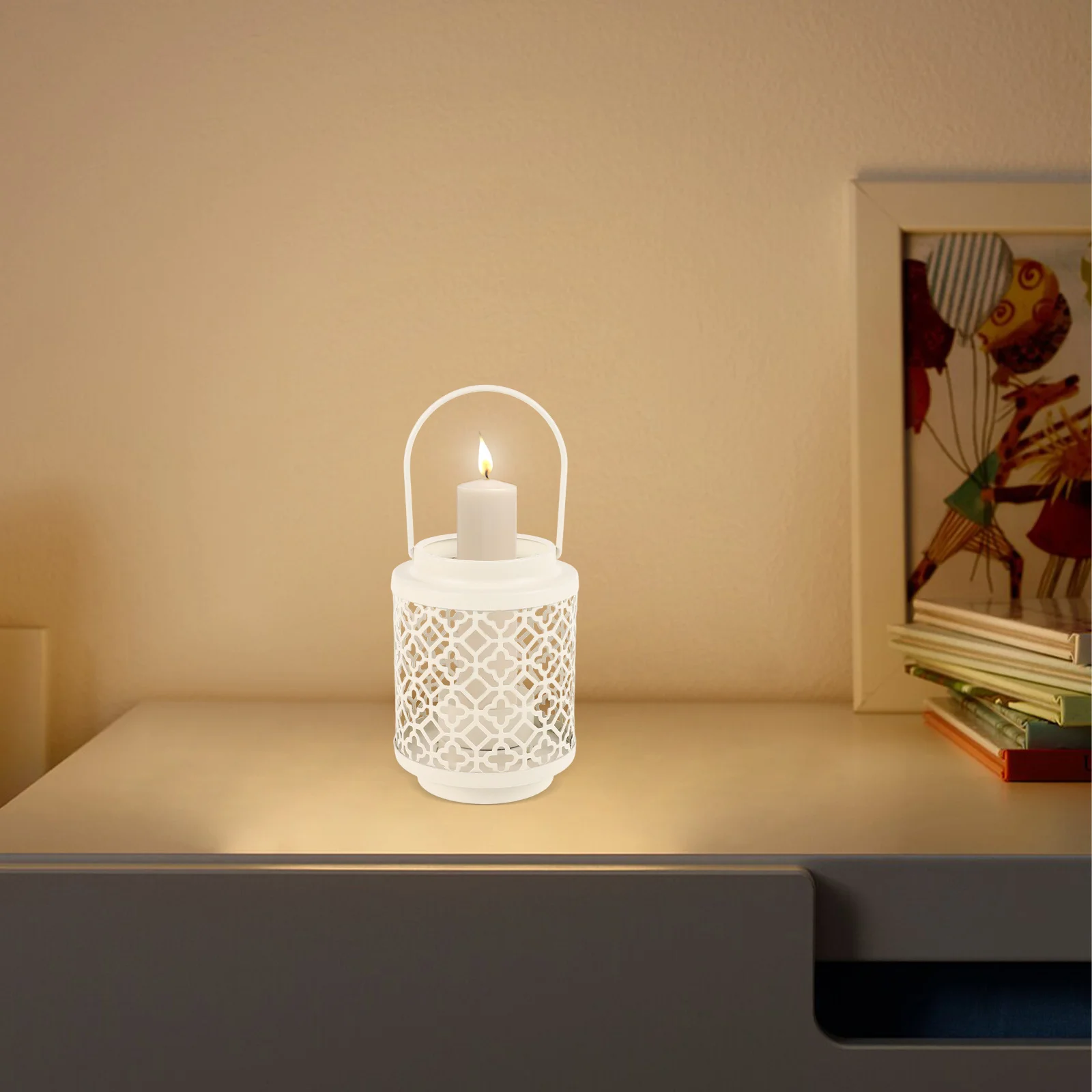 Полый железный художественный держатель - Фотография_2