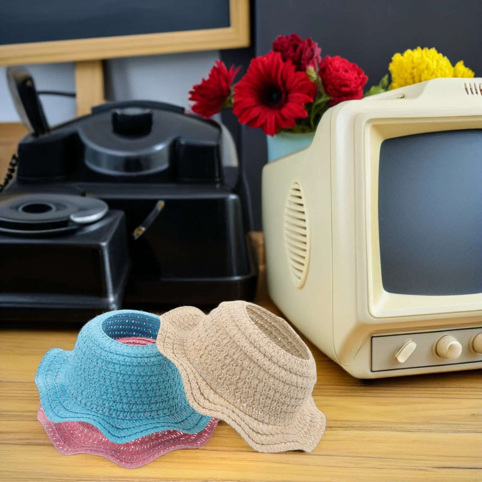 Вязаная крючком соломенная шляпа - Фотография_4