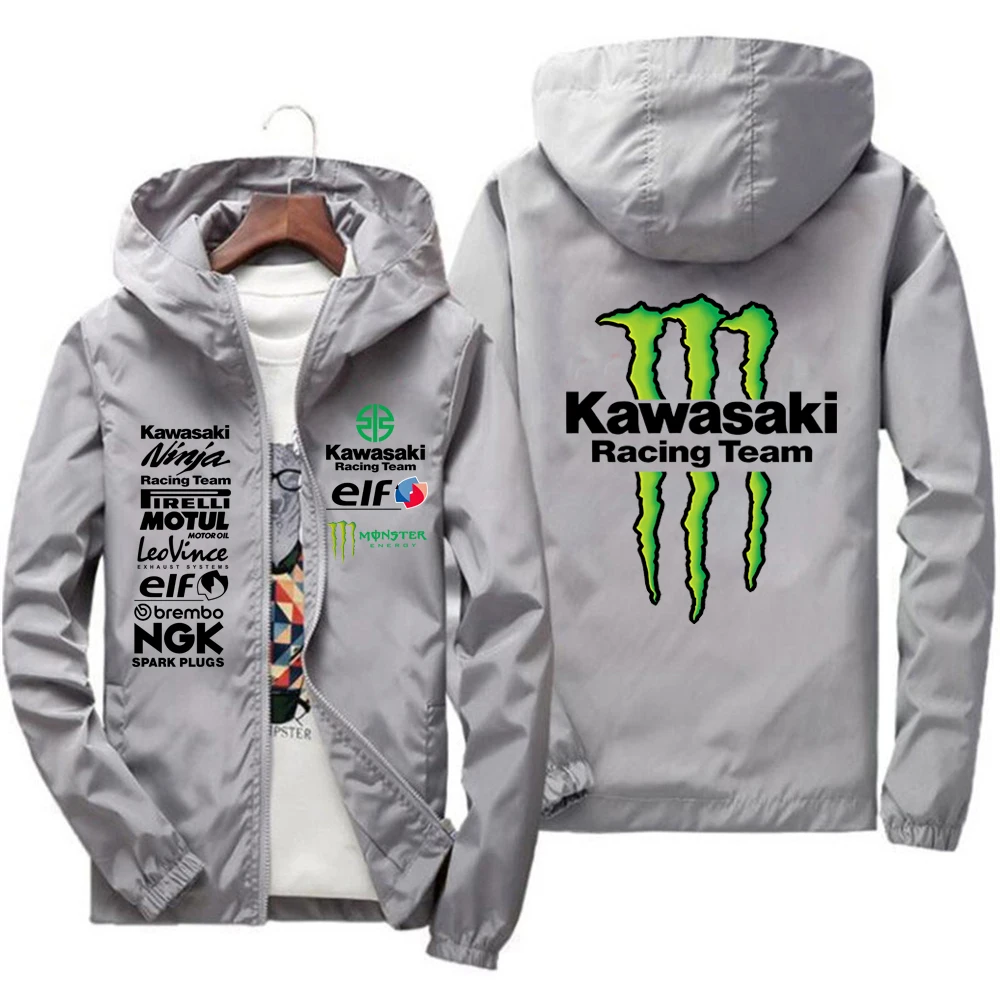 Куртка гоночной команды с логотипом kawasaki - Фотография_2