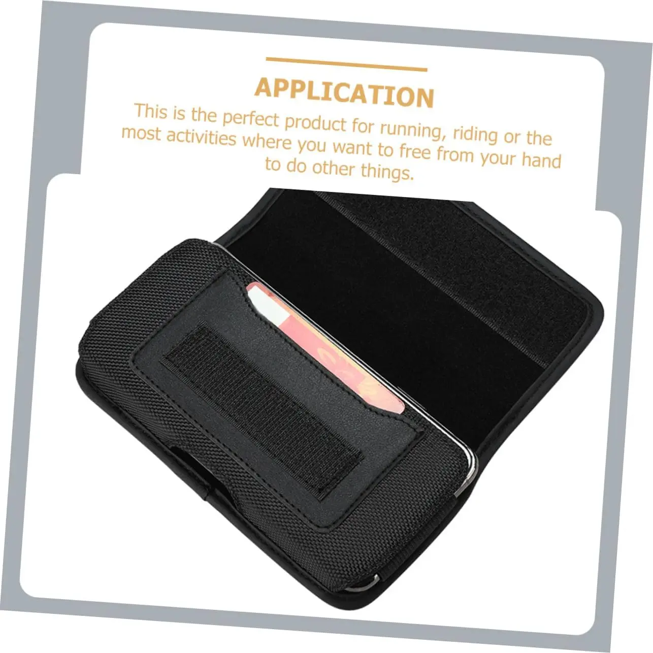 Водостойкая поясная сумка из ткани оксфорд - Фотография_6