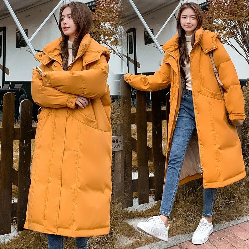 Down jackets women winter hooded - Фотография_6