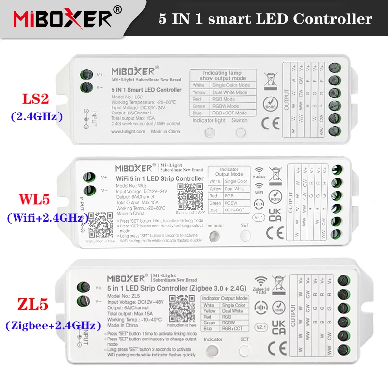 Светодиодный контроллер miboxer 5 в 1 ls2 2