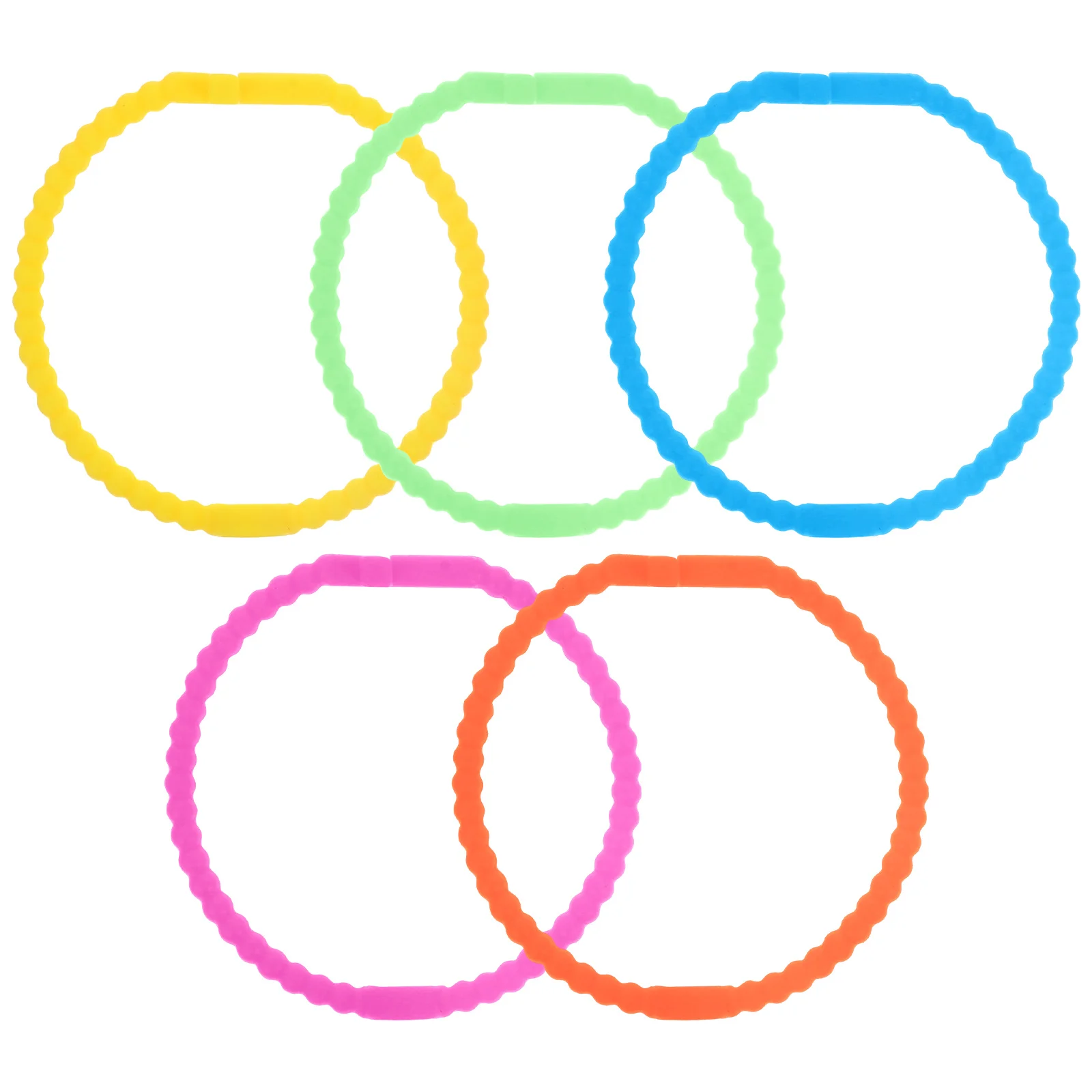 Спортивные красочные браслеты эластичные - Фотография_2