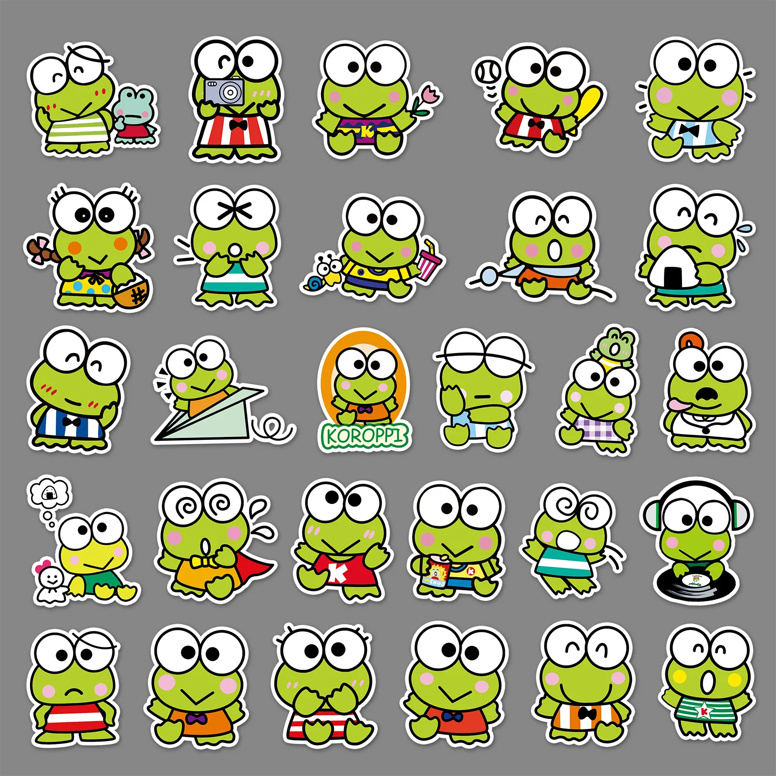 Милые наклейки sanrio keroppi - Фотография_6