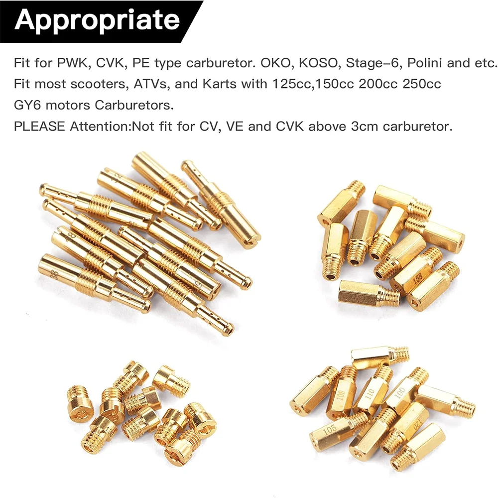 Комплект медленной пилотной струи карбюратора включает 30 шт - Фотография_6