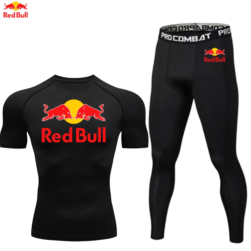 Мужские компрессионные рубашки red bull