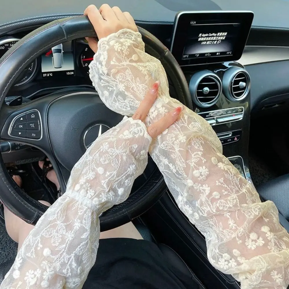 Женские летние длинные солнцезащитные рукава - Фотография_2