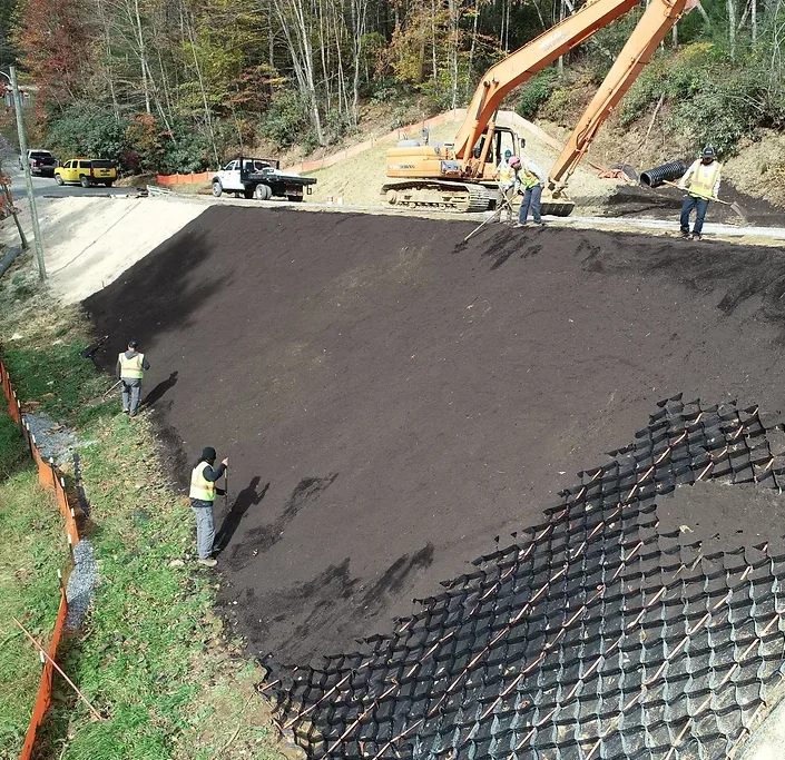 Текстурированный hdpe пластик геоцел - Фотография_5