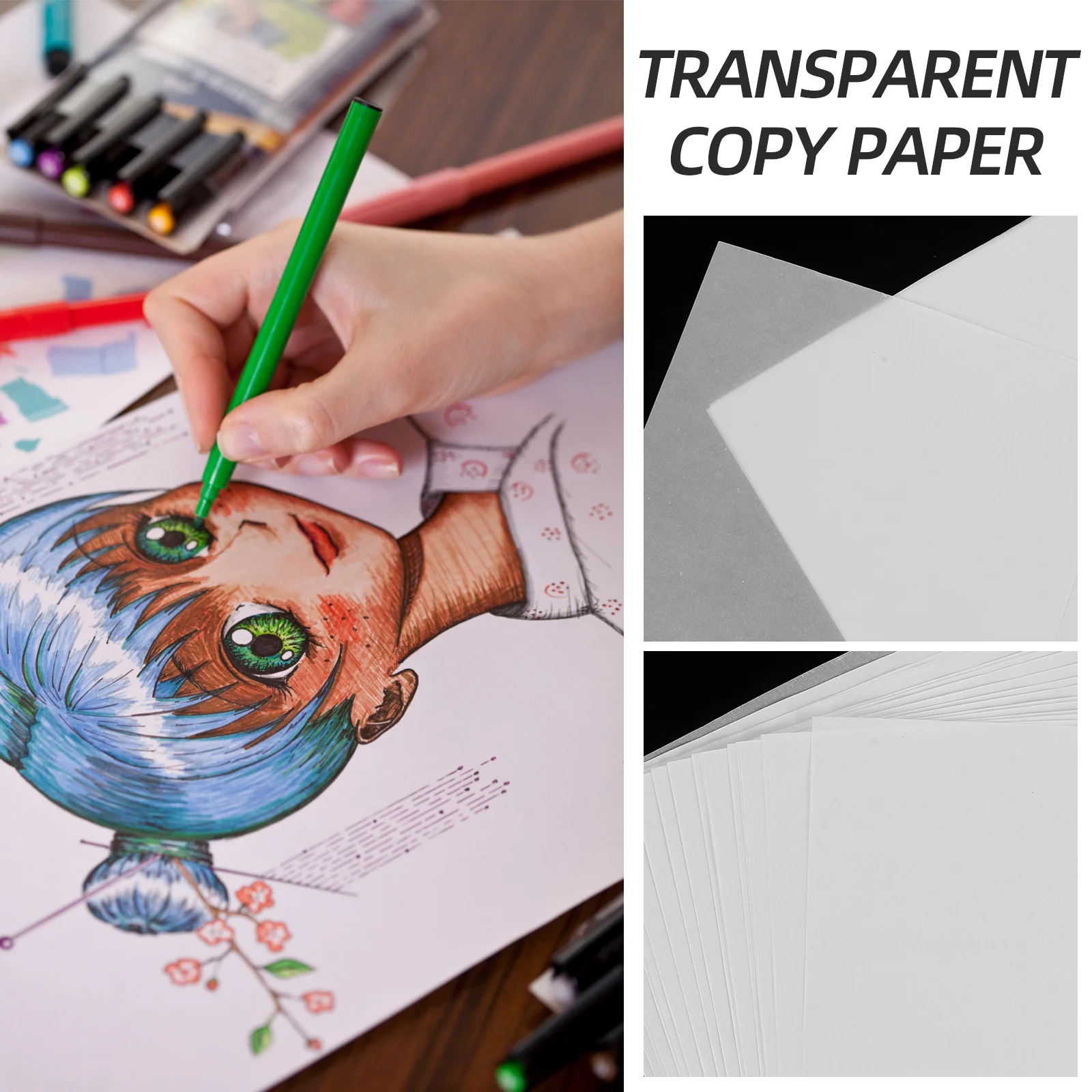 50 листов сульфатной бумаги формата а4