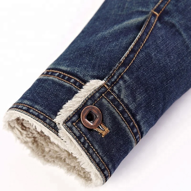 Мужская джинсовая куртка с подкладкой - Фотография_4