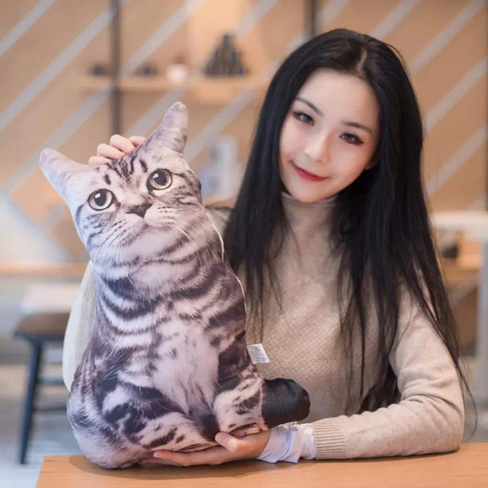 Плюшевая реалистичная 3d кукла-кошка - Фотография_3