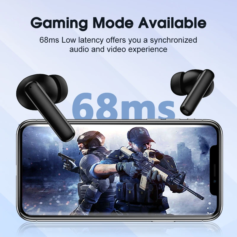 Qcy t13 anc беспроводные наушники tws bluetooth 5 - Фотография_6