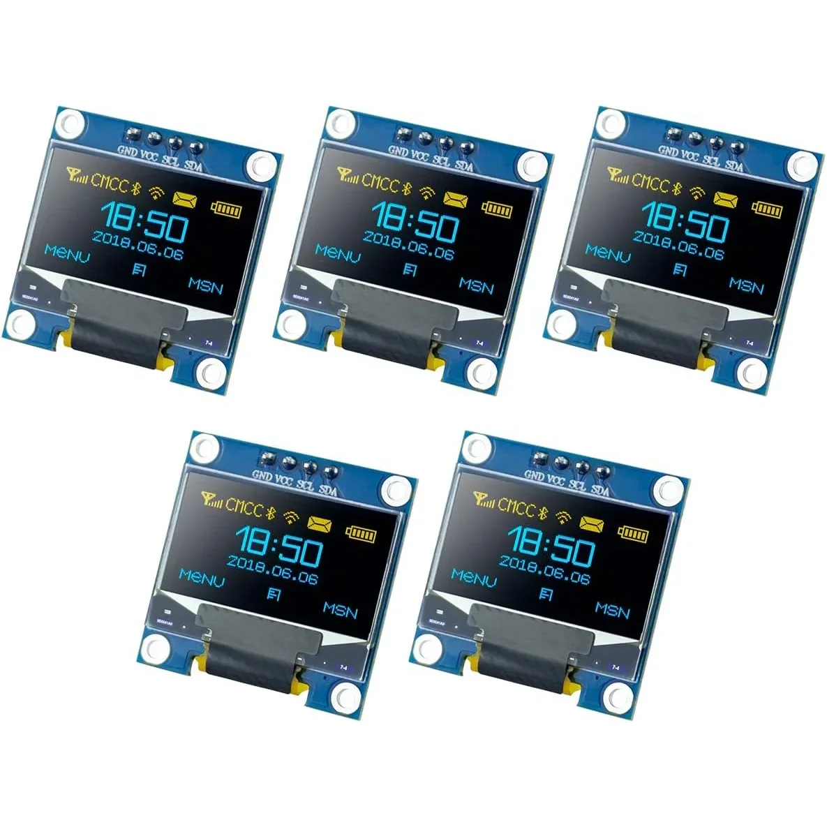 0,96-дюймовый oled-дисплей i2c iic