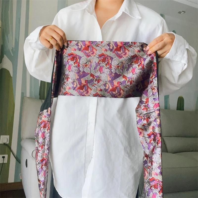 Парчовый жаккардовый широкий пояс - Фотография_6