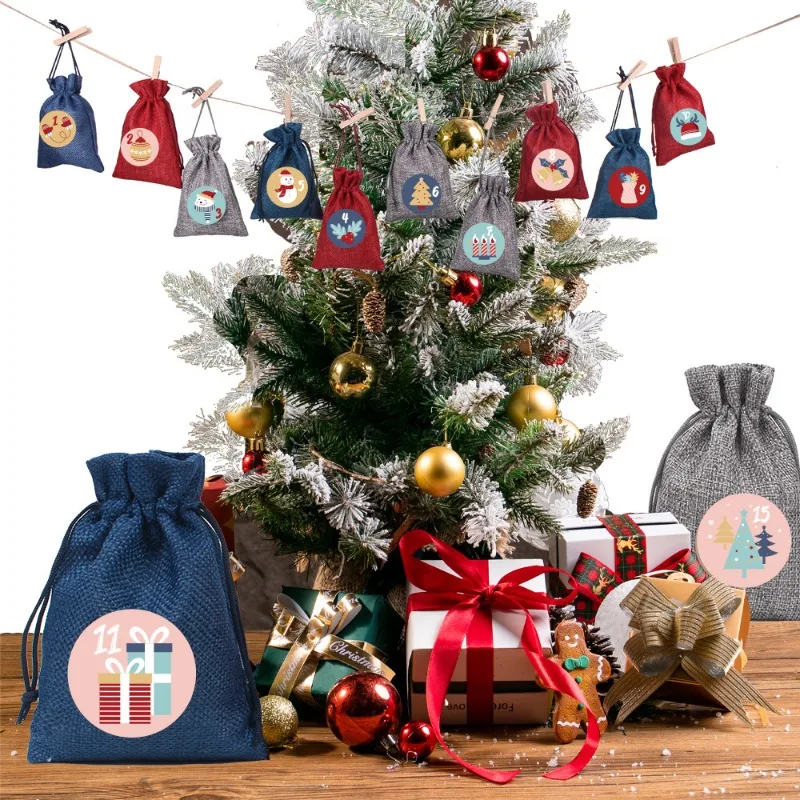 Рождественские подарочные наклейки - Фотография_5