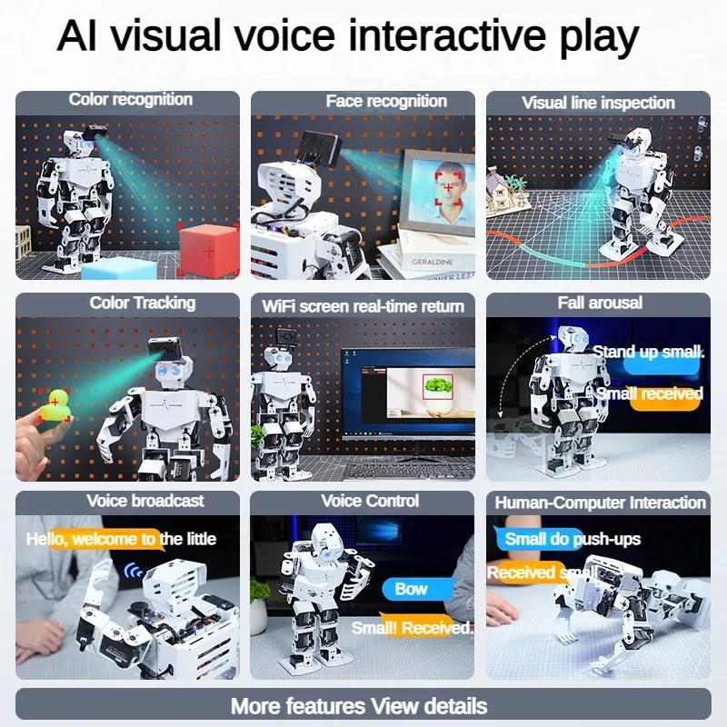 17-двуфский гуманоидный робот поддерживает ai vision - Фотография_3