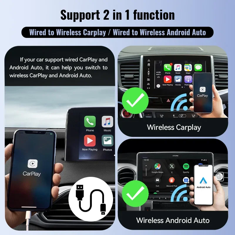 Carplay беспроводной usb мини-адаптер - Фотография_3