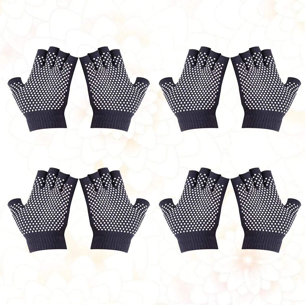 4 пары противоскользящих перчаток для йоги - Фотография_5