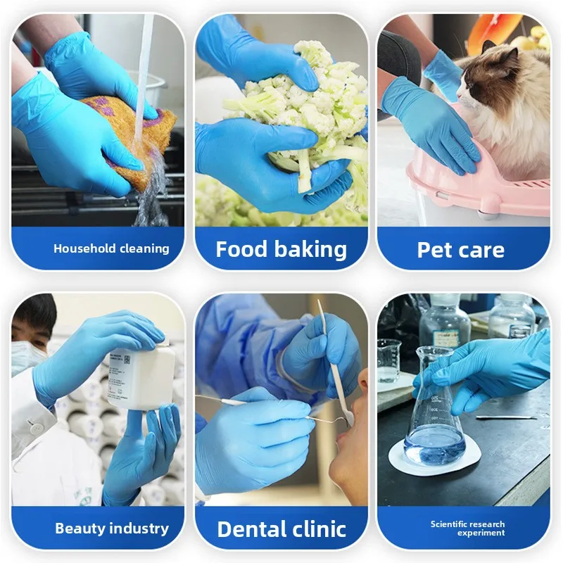 Одноразовые нитриловые перчатки - Фотография_4