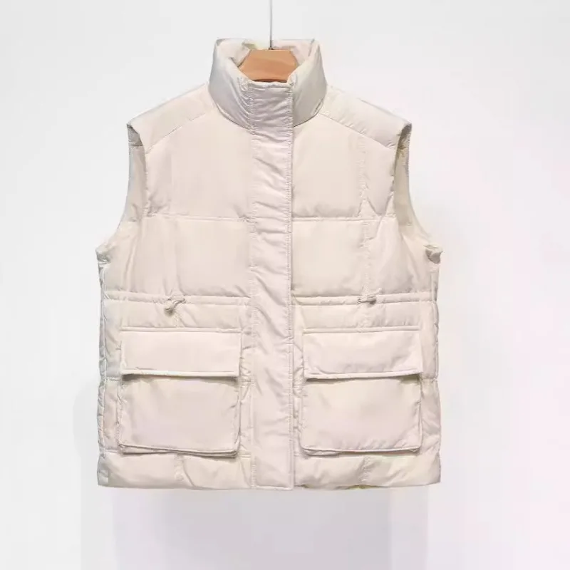 Женский осенне-зимний свободный жилет - Фотография_2