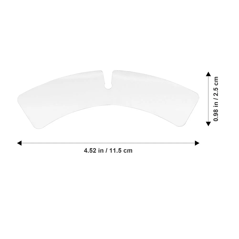 Прозрачные пластиковые вставки для воротника рубашки для мужчин - Фотография_3