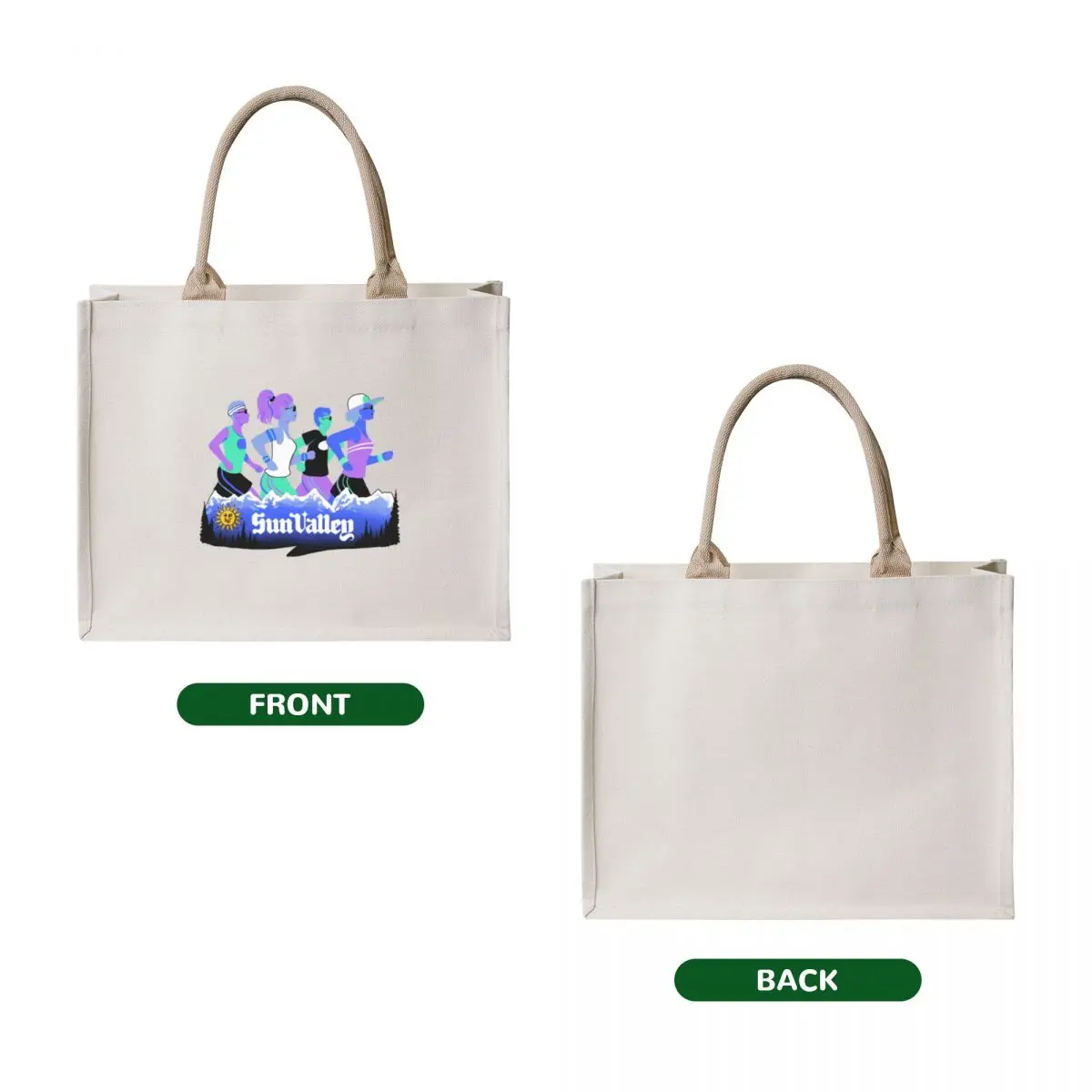 Hike sun valley tote bag холщовая - Фотография_2