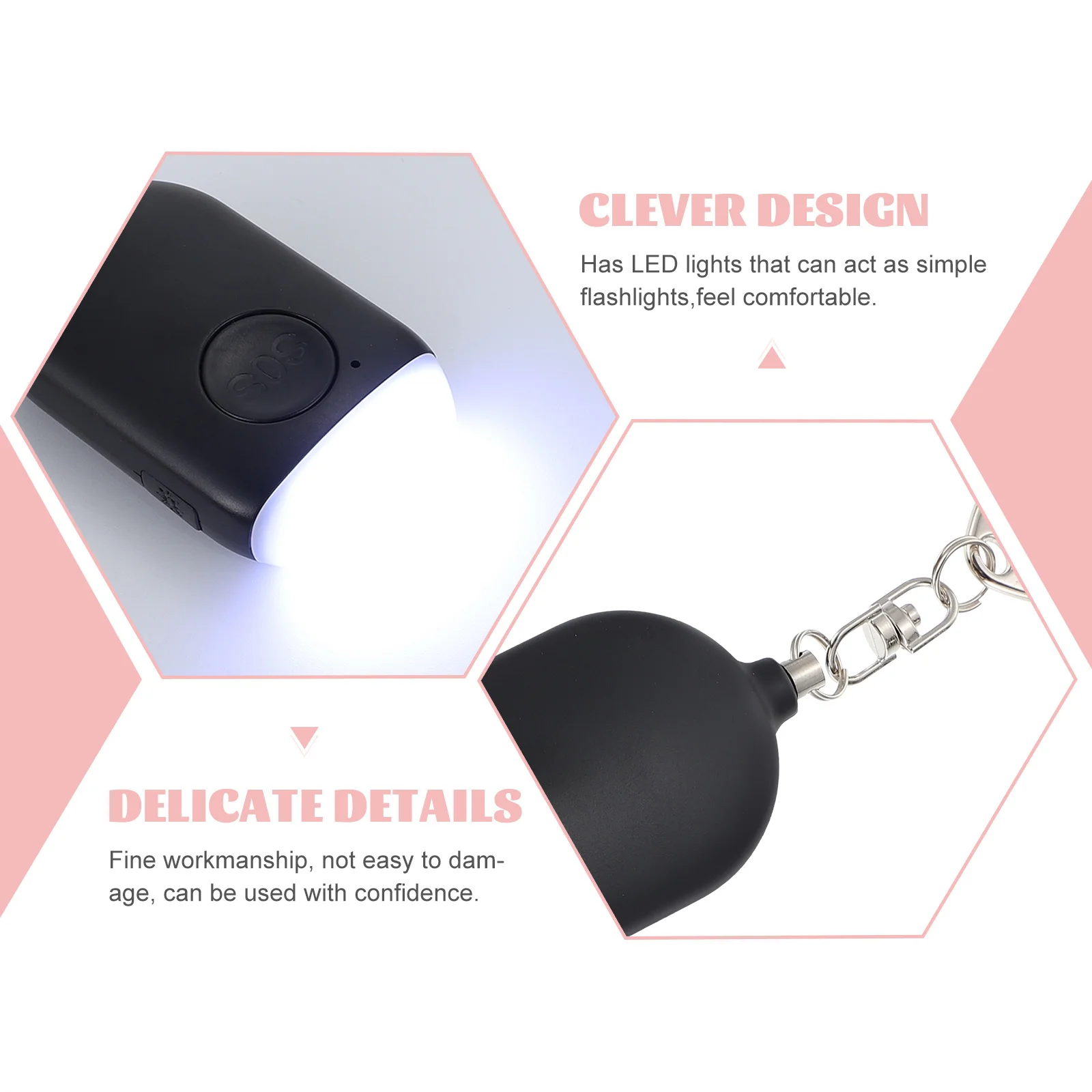 1 комплект, перезаряжаемая персональная сигнализация - Фотография_4