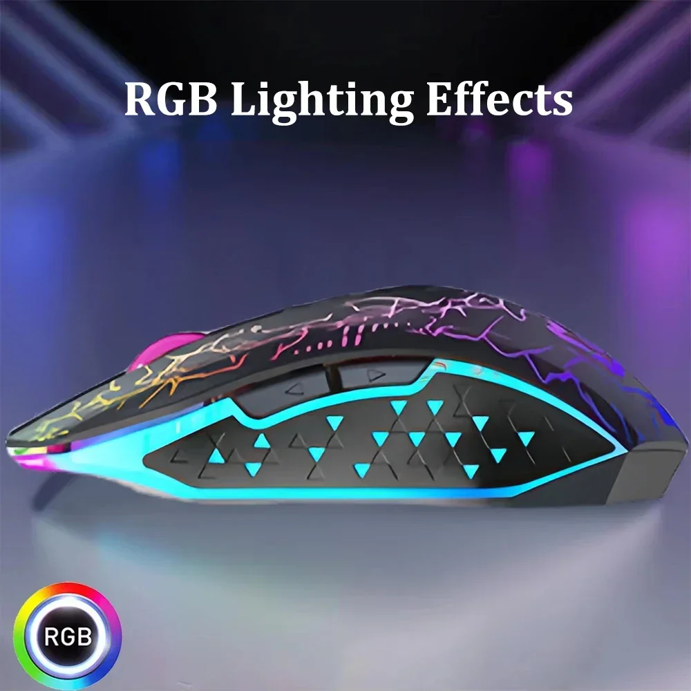 Bluetooth 5,2 мышь rgb 2 - Фотография_4