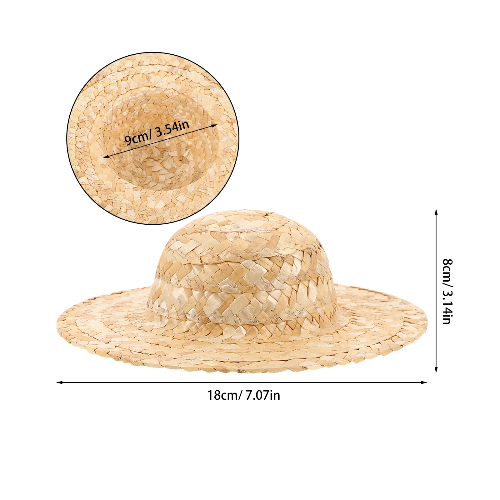 Миниатюрные соломенные шляпы - Фотография_6