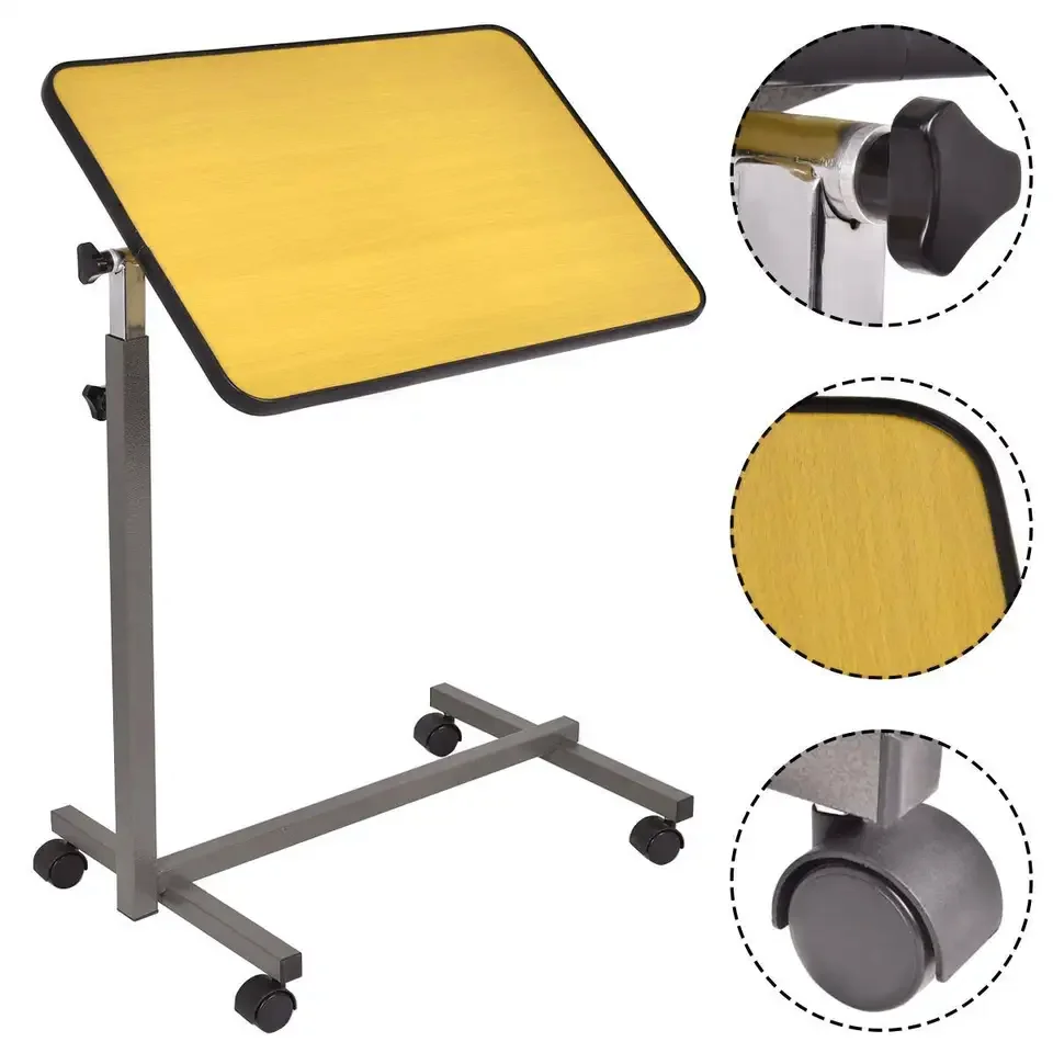 Многоцелевой мобильный боковой стол для домашнего офиса над кроватью
