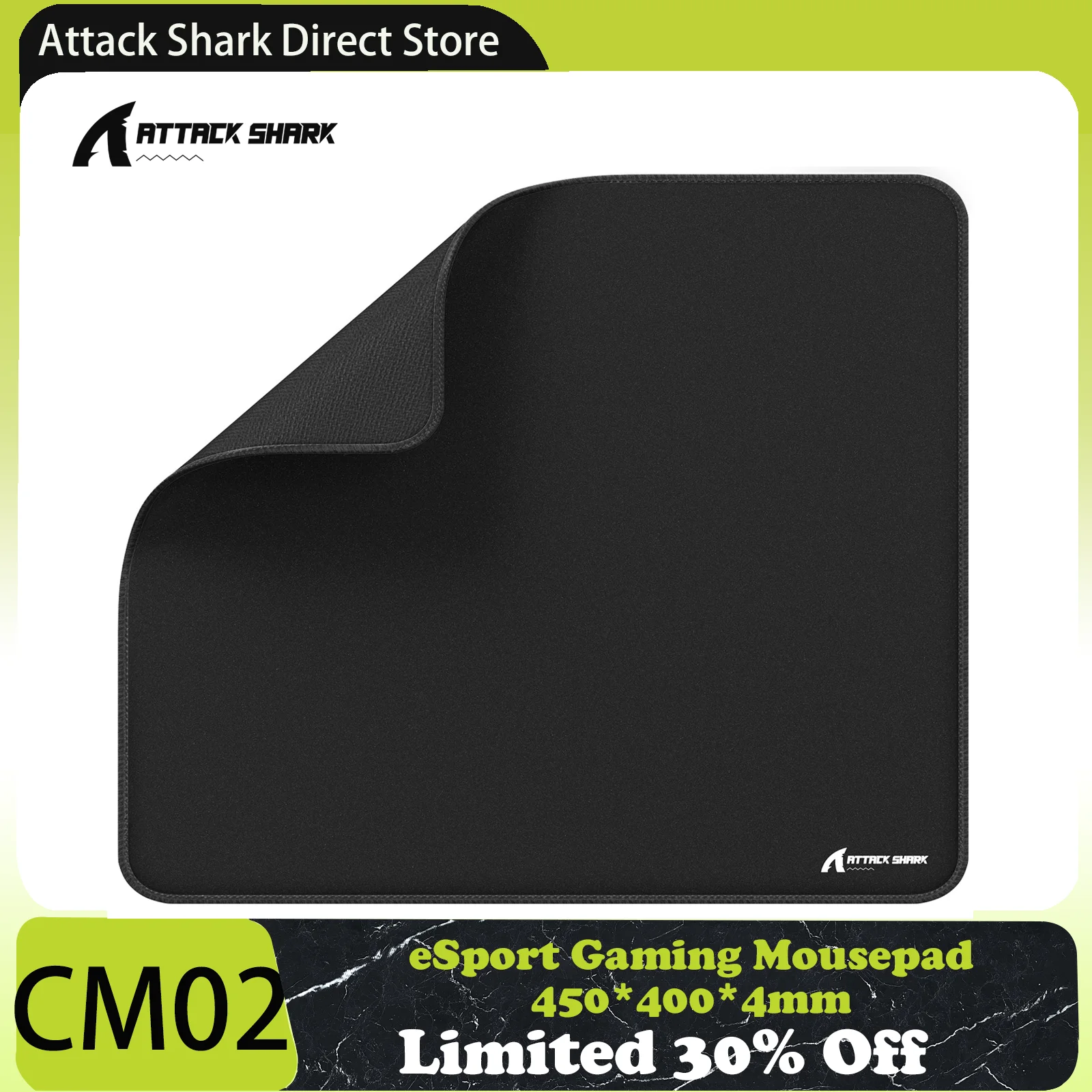 Большой игровой коврик для мыши attack shark esport