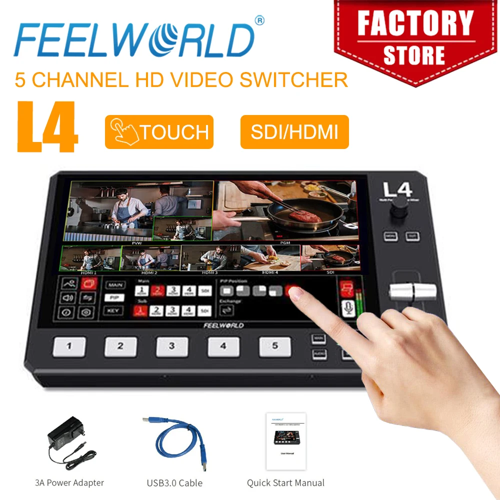 Мультикамера feelworld l4 10