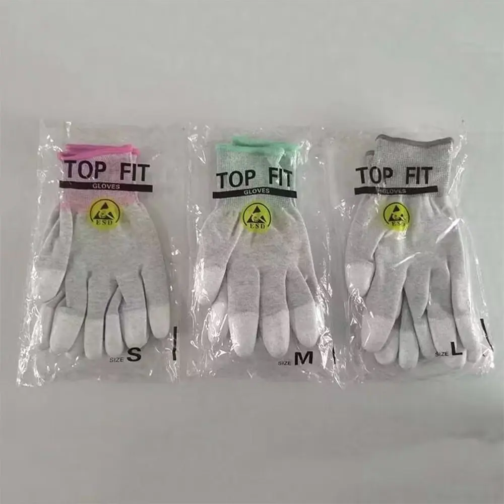 Антистатические перчатки с нейлоновым покрытием и углеродом - Фотография_2