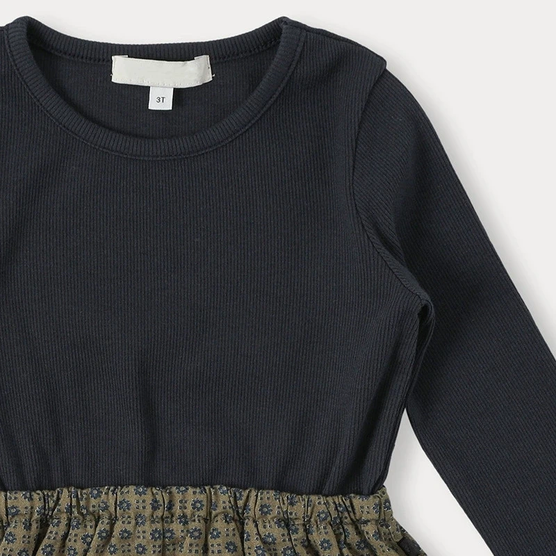 Весенне-осеннее новое французское платье для девочек - Фотография_4