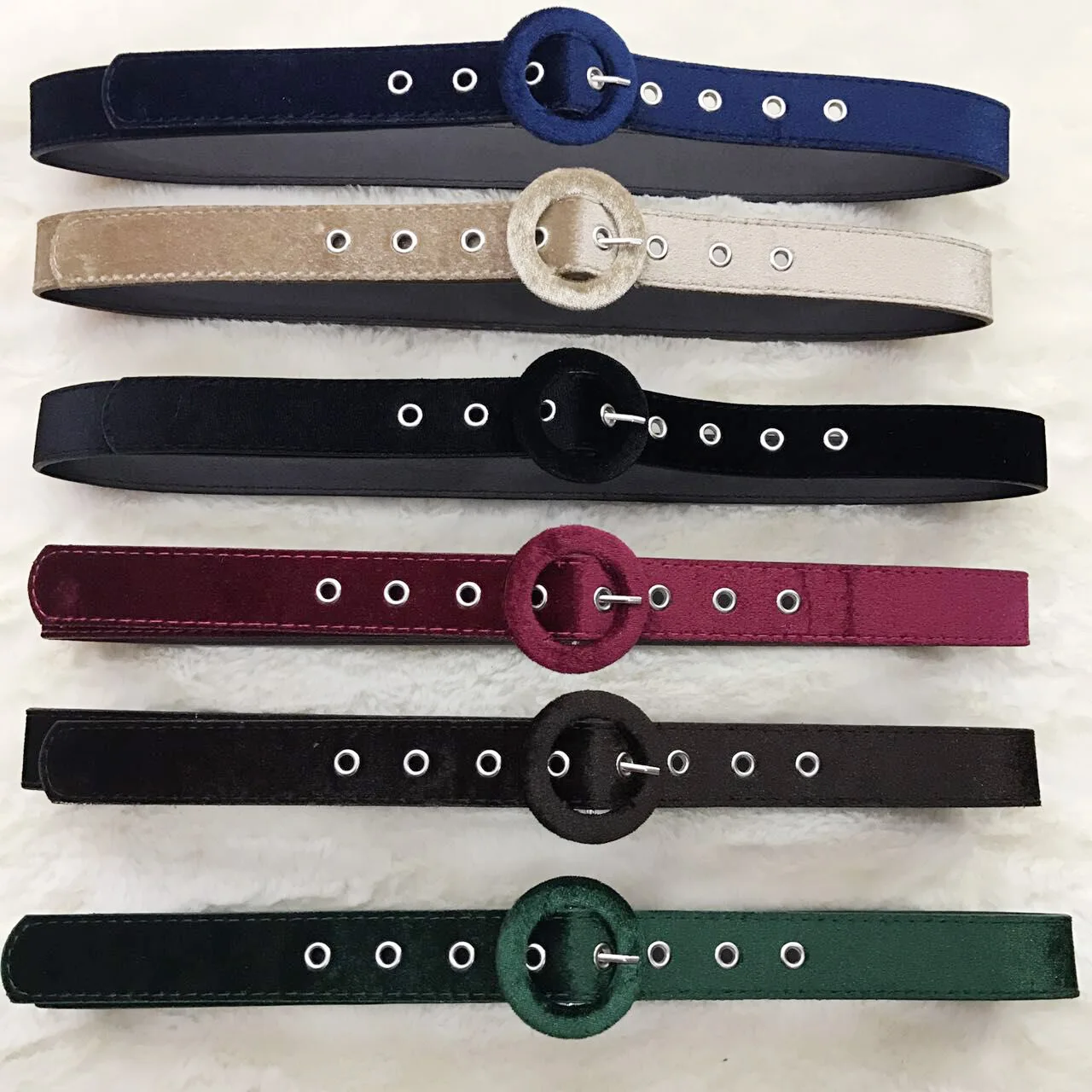 Женский бархатный ремень - Фотография_6