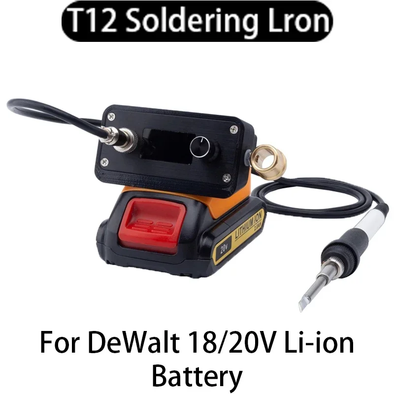 Электрический паяльник oled t12 для dewalt 18/20 в