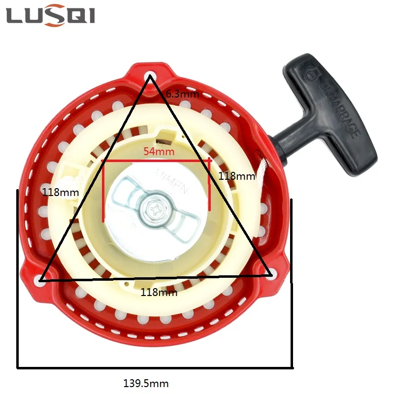 Lusqi ручной стартер 3 blot бензиновый - Фотография_2