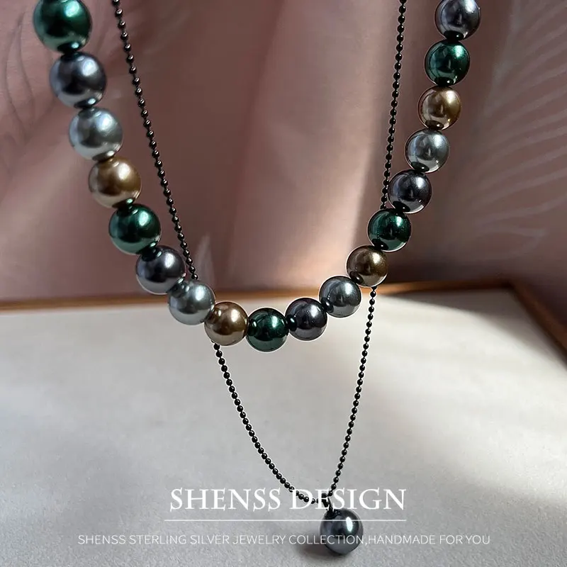 Ожерелье из меди с имитацией жемчуга - Фотография_2