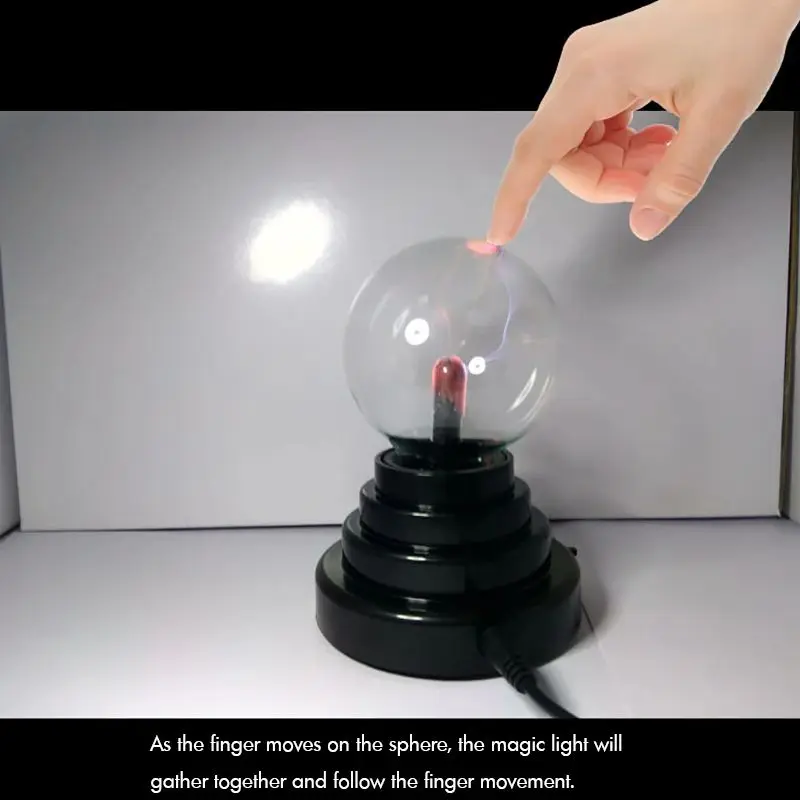 3-дюймовый стеклянный волшебный плазменный шар - Фотография_5