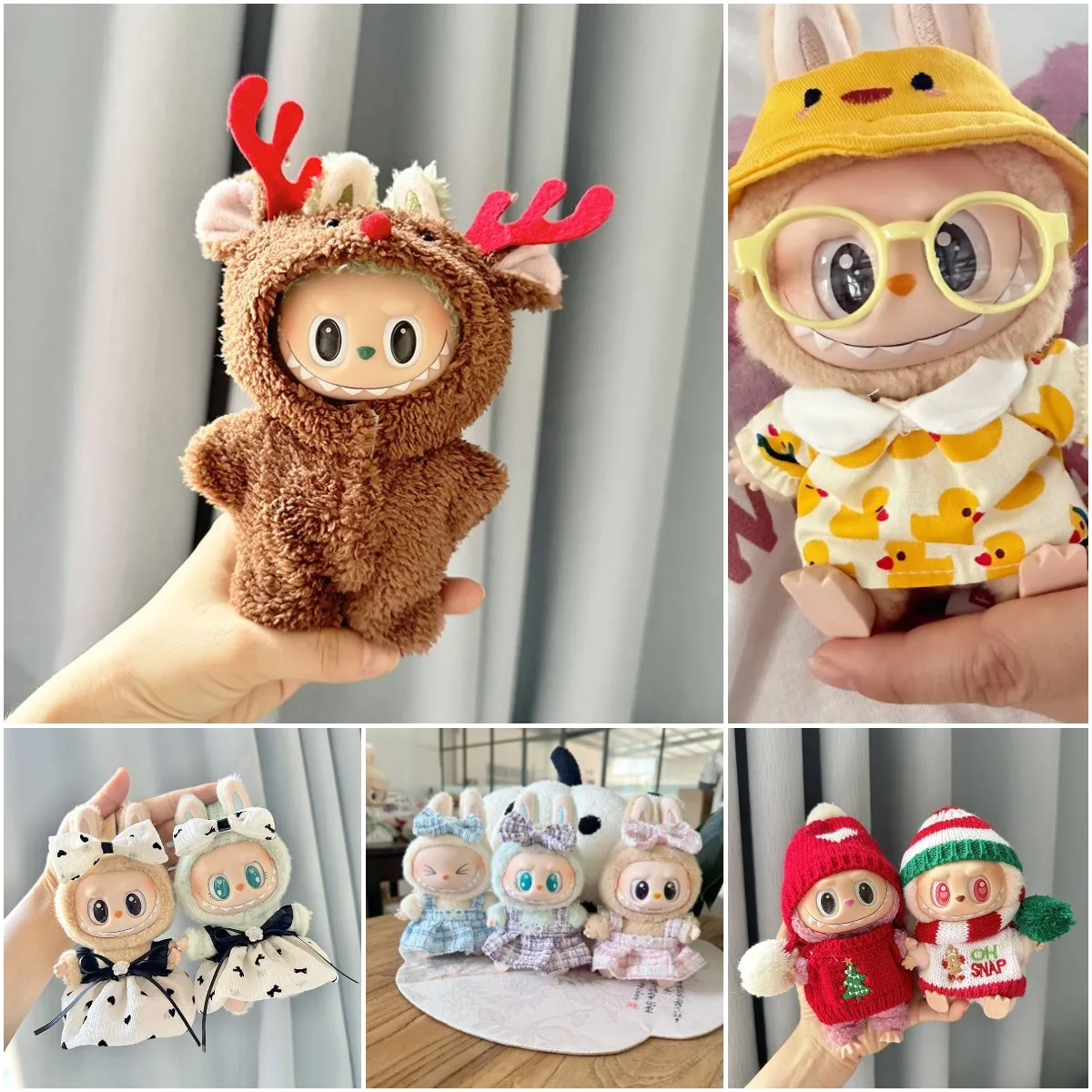 17 см labubu i ii idol куклы милая
