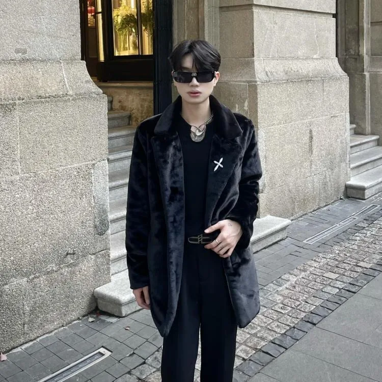 Новая модная и качественная норковая шуба для мужчин с ощущением роскоши - Фотография_3