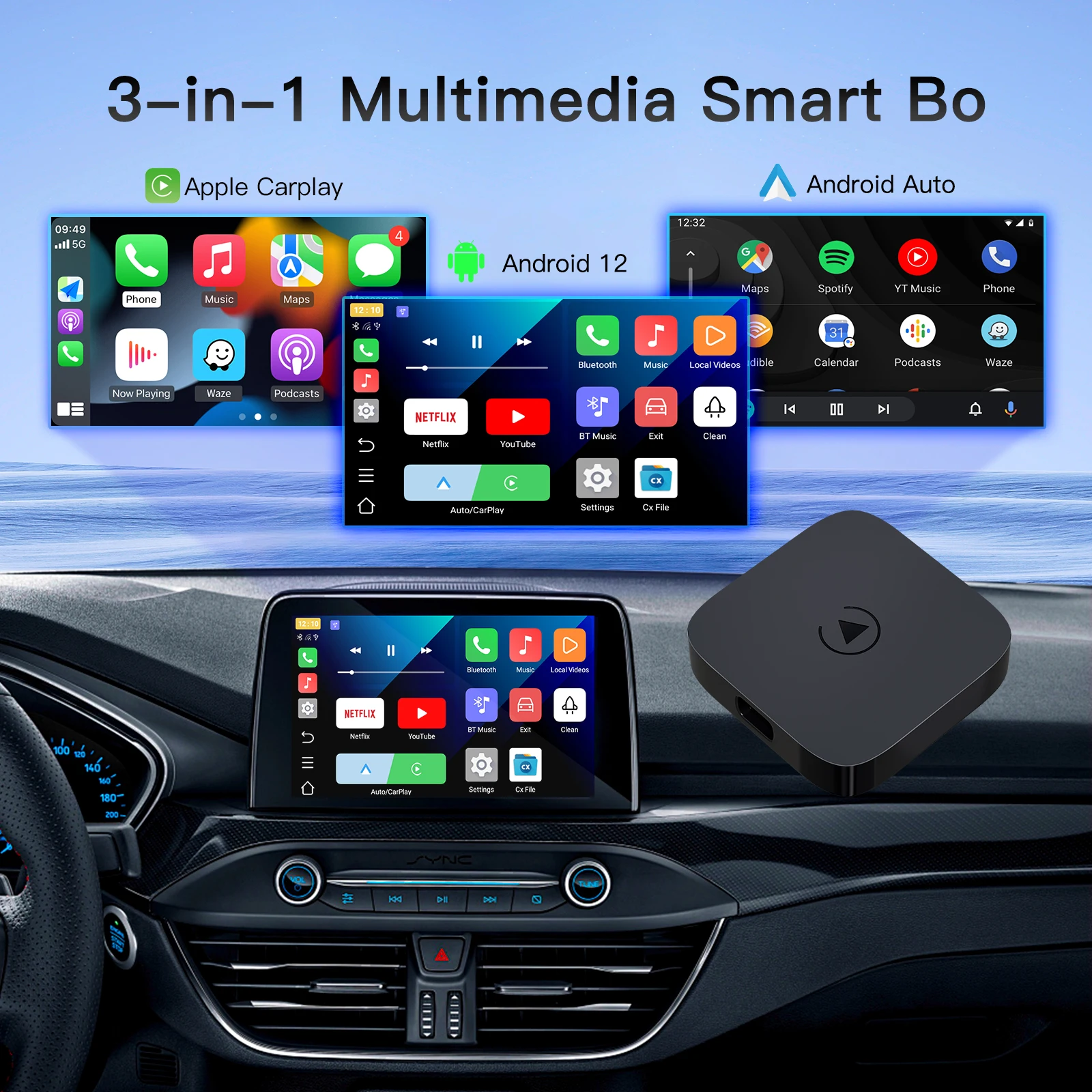 Carabc wireless carplay android - Фотография_6