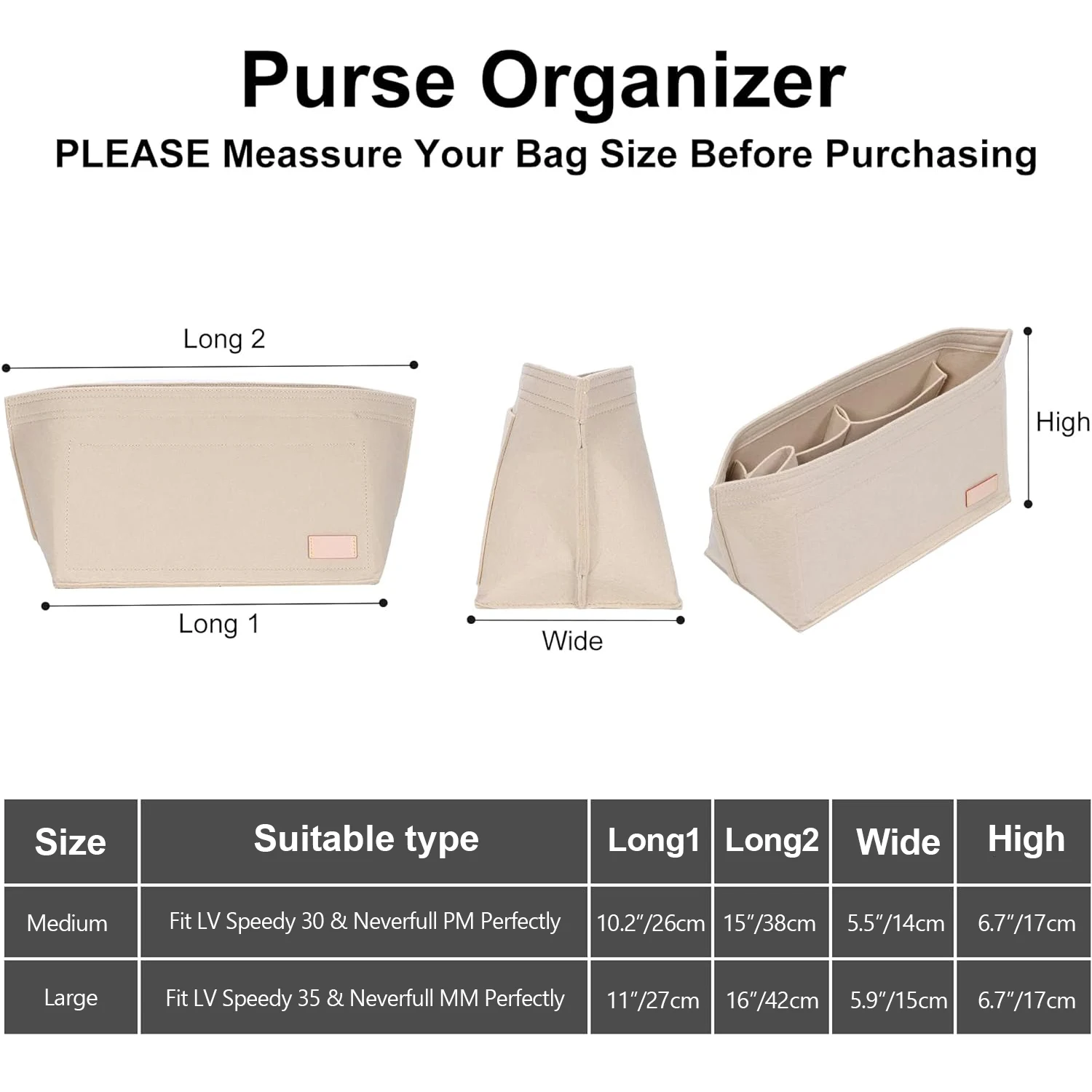 Фетровый кошелек-органайзер на - Фотография_2