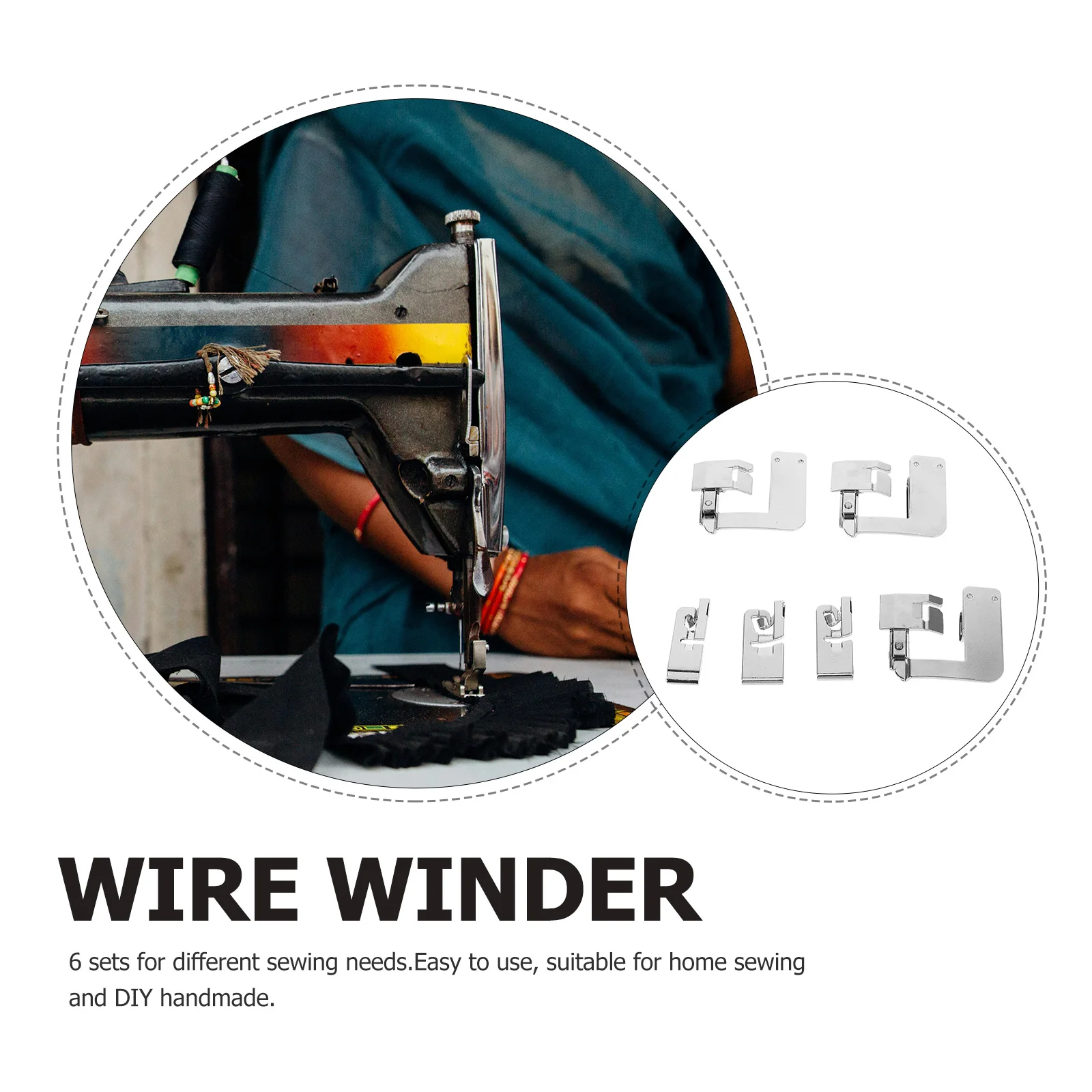 Металлическая прижимная лапка для швейной машины - Фотография_4