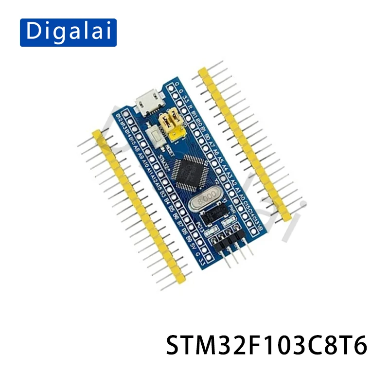 100% новая оригинальная минимальная системная плата stm32f103c6t6/c8t6 - Фотография_5
