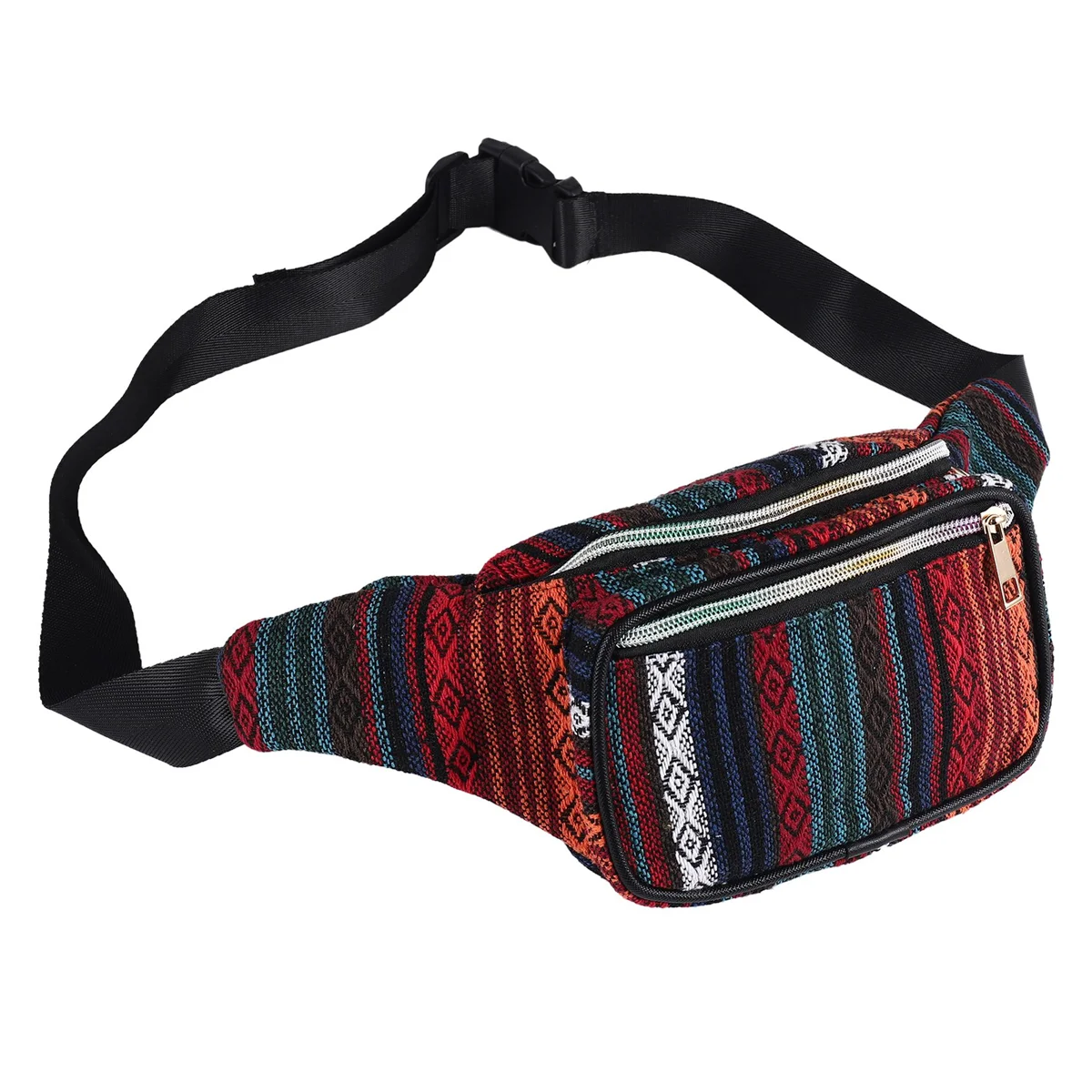Abqr женская этническая поясная сумка в стиле ретро - Фотография_4