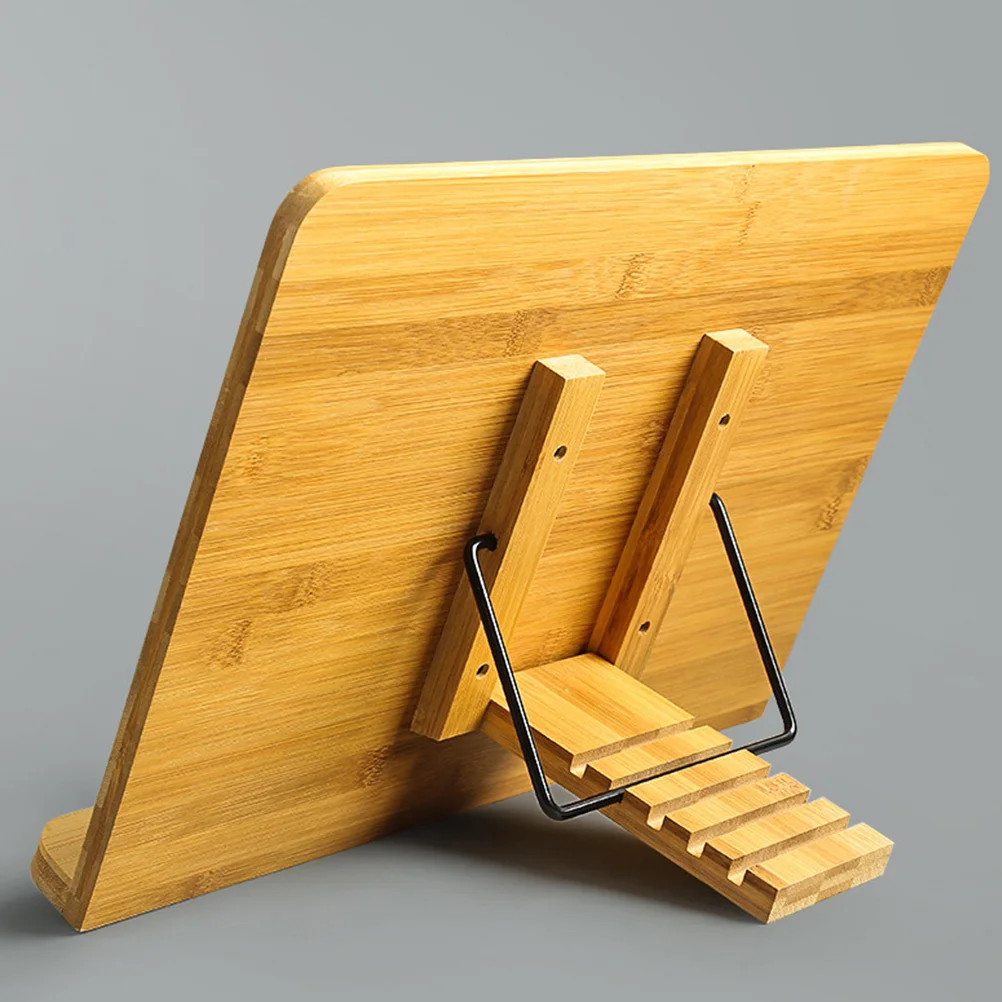 Регулируемая деревянная подставка для книг - Фотография_3