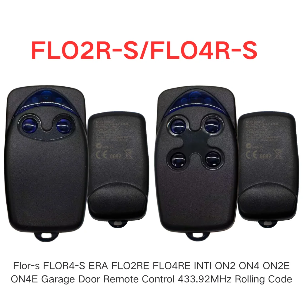 Пульт дистанционного управления nice flor flo2r flo2r-s flo4r-s