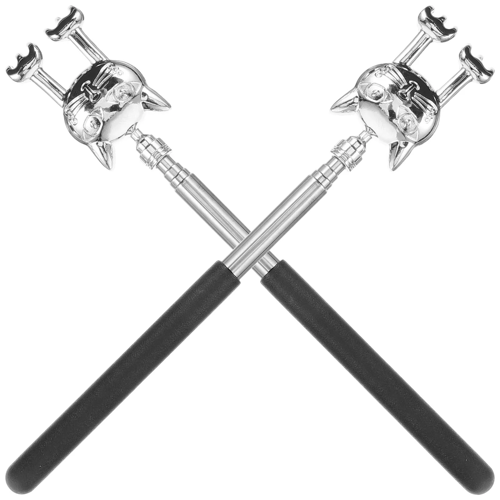 Телескопический металлический скребок для спины - Фотография_5