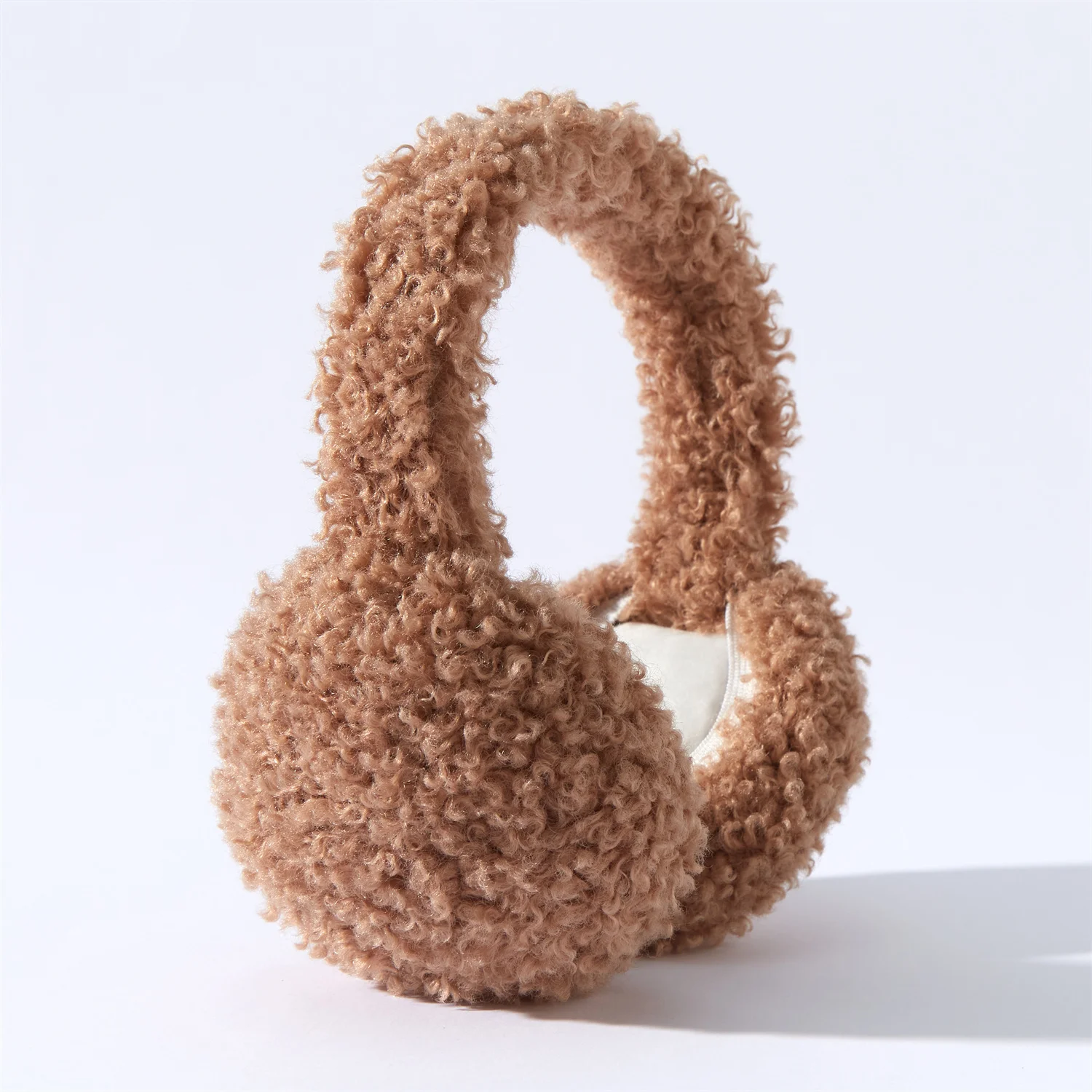 Новые вьющиеся плюшевые наушники - Фотография_3